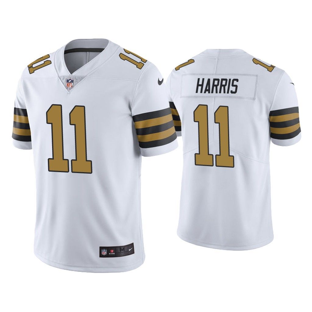 Men New Orleans Saints #11 Deonte Harris Nike White Color Rush Limited NFL Jersey->new orleans saints->NFL Jersey